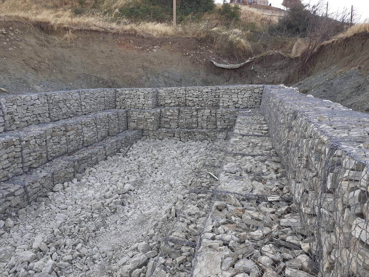 Sistemazione impluvio di un torrente